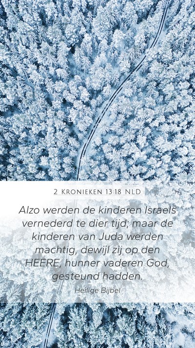 2 Kronieken 13:18 NLD Bible Verse Image
