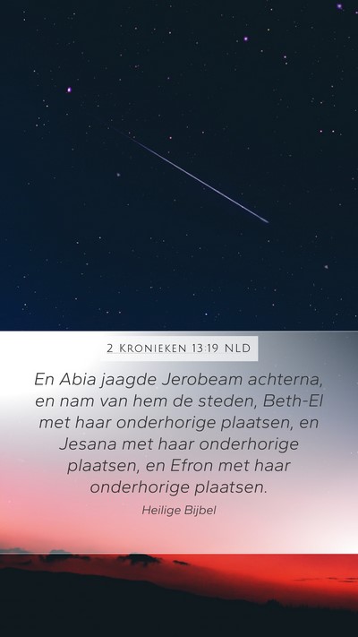 2 Kronieken 13:19 NLD Bible Verse Image