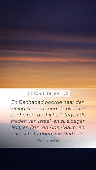 2 Kronieken 16:4 NLD Bible Verse Image