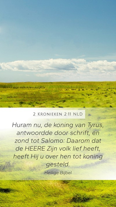 2 Kronieken 2:11 NLD Bible Verse Image