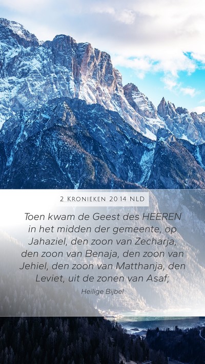 2 Kronieken 20:14 NLD Bible Verse Image