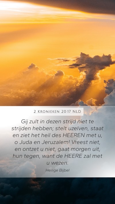 2 Kronieken 20:17 NLD Bible Verse Image