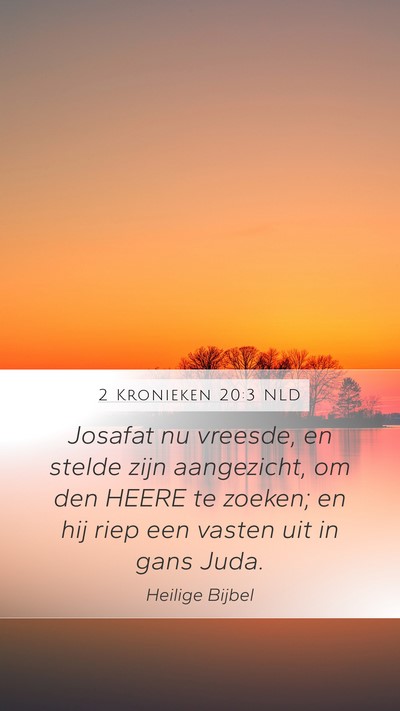 2 Kronieken 20:3 NLD Bible Verse Image