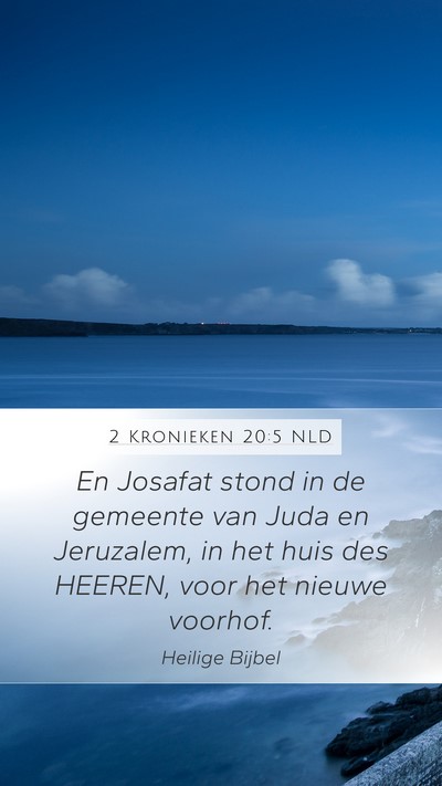 2 Kronieken 20:5 NLD Bible Verse Image