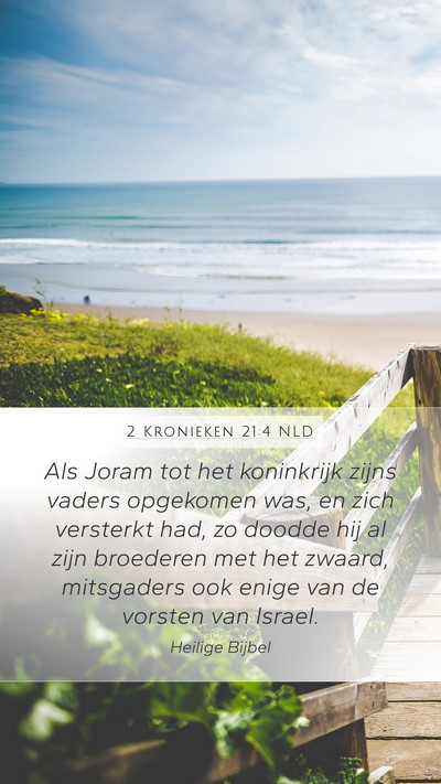 2 Kronieken 21:4 NLD Bible Verse Image