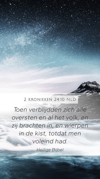2 Kronieken 24:10 NLD Bible Verse Image