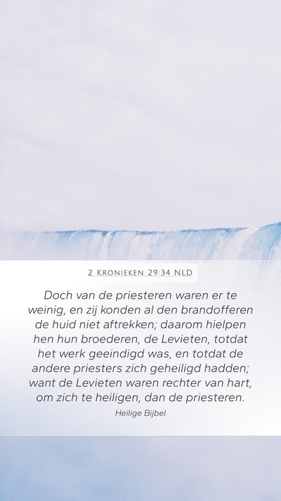 2 Kronieken 29:34 NLD Bible Verse Image