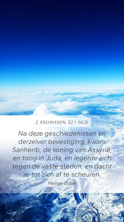 2 Kronieken 32:1 NLD Bible Verse Image