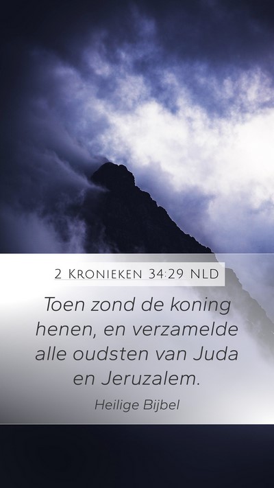 2 Kronieken 34:29 NLD Bible Verse Image