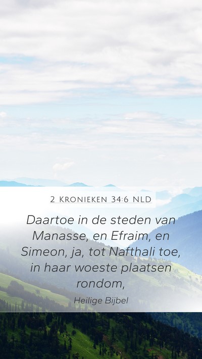2 Kronieken 34:6 NLD Bible Verse Image