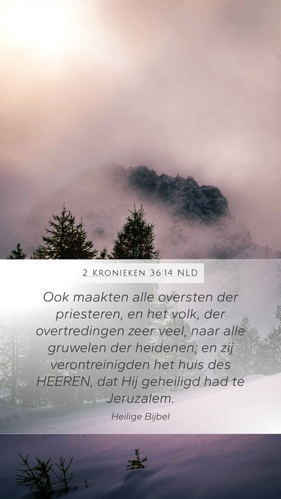 2 Kronieken 36:14 NLD Bible Verse Image