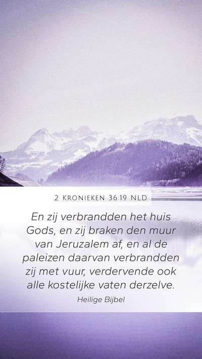 2 Kronieken 36:19 NLD Bible Verse Image