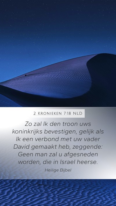 2 Kronieken 7:18 NLD Bible Verse Image