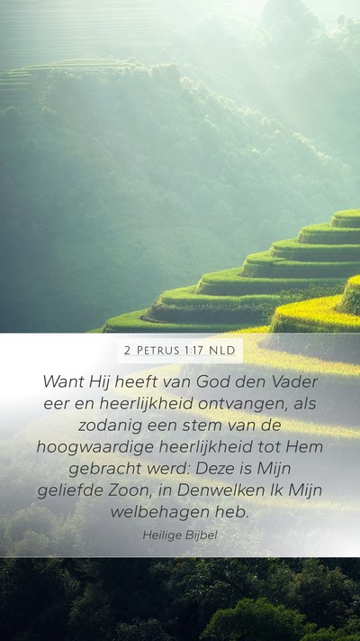 2 Petrus 1:17 NLD Bible Verse Image