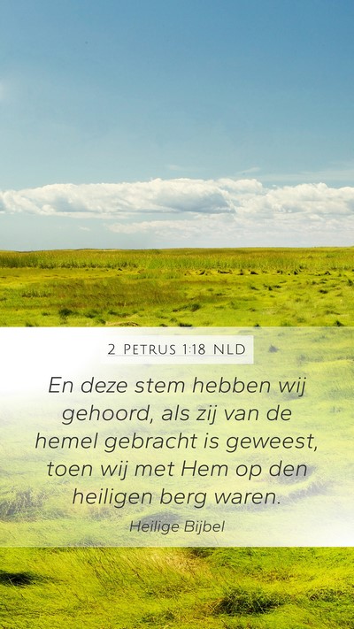 2 Petrus 1:18 NLD Bible Verse Image