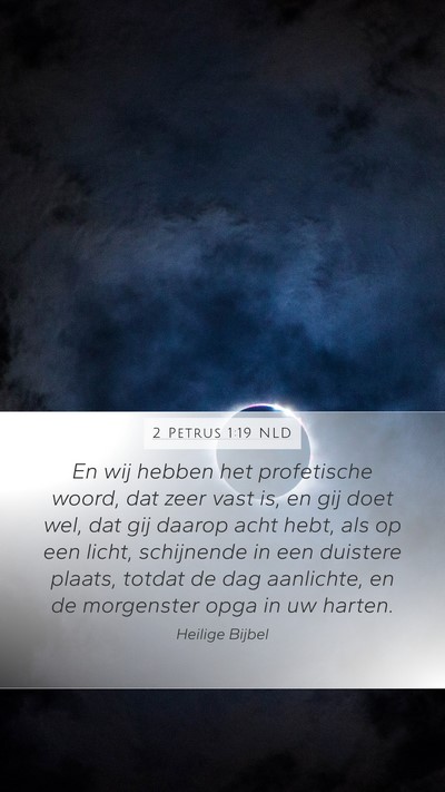 2 Petrus 1:19 NLD Bible Verse Image
