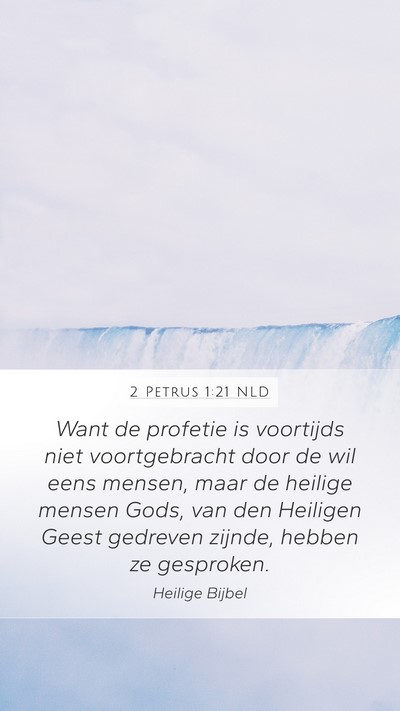 2 Petrus 1:21 NLD Bible Verse Image