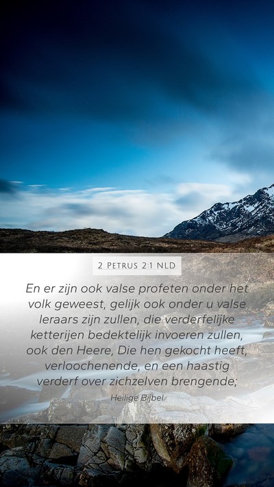 2 Petrus 2:1 NLD Bible Verse Image