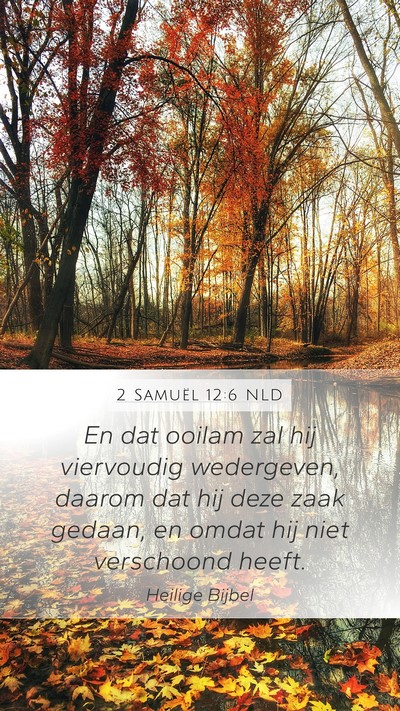 2 Samuël 12:6 NLD Bible Verse Image