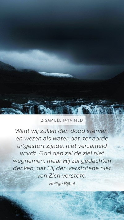 2 Samuël 14:14 NLD Bible Verse Image