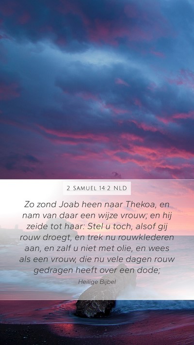 2 Samuël 14:2 NLD Bible Verse Image