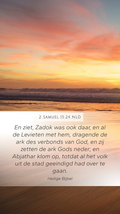 2 Samuël 15:24 NLD Bible Verse Image