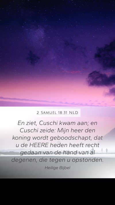 2 Samuël 18:31 NLD Bible Verse Image