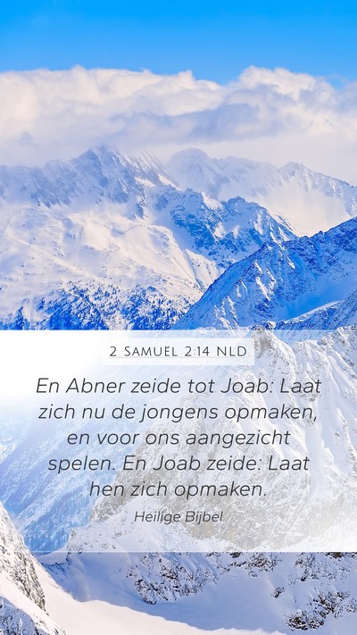 2 Samuël 2:14 NLD Bible Verse Image