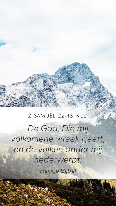 2 Samuël 22:48 NLD Bible Verse Image