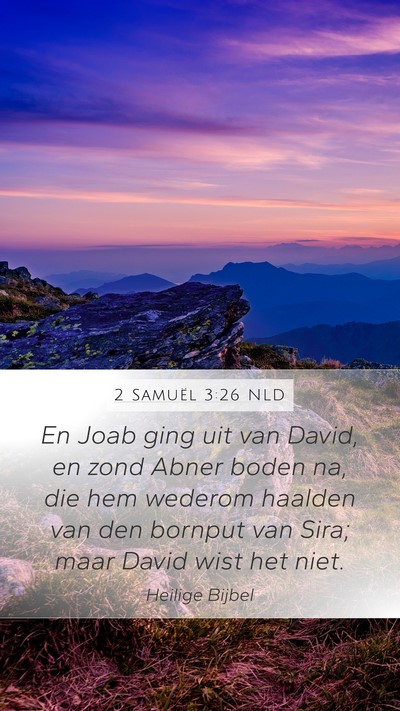 2 Samuël 3:26 NLD Bible Verse Image