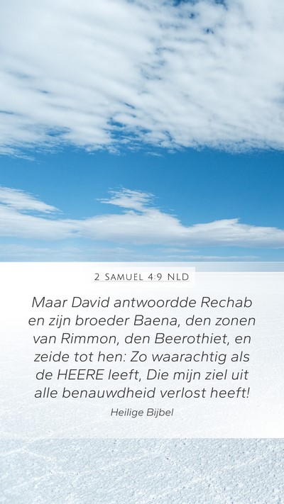 2 Samuël 4:9 NLD Bible Verse Image