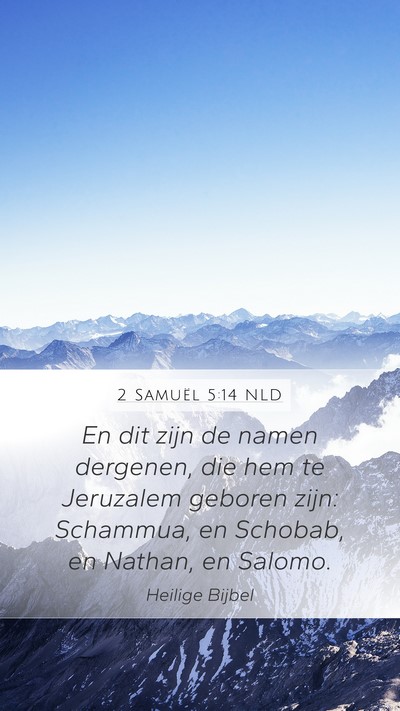 2 Samuël 5:14 NLD Bible Verse Image