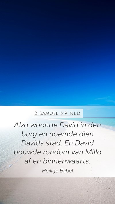 2 Samuël 5:9 NLD Bible Verse Image