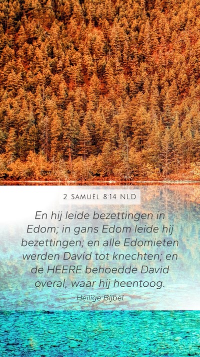 2 Samuël 8:14 NLD Bible Verse Image