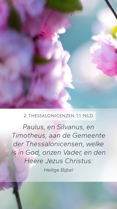 2 Thessalonicenzen 1:1 NLD Bible Verse Image