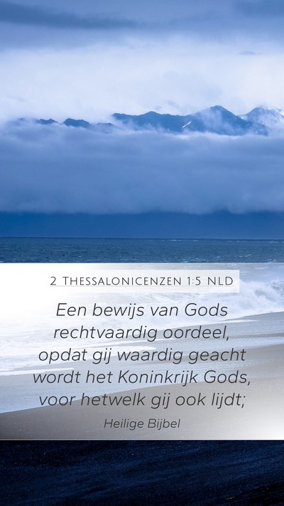 2 Thessalonicenzen 1:5 NLD Bible Verse Image
