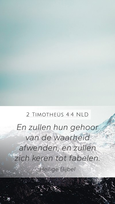 2 Timotheüs 4:4 NLD Bible Verse Image
