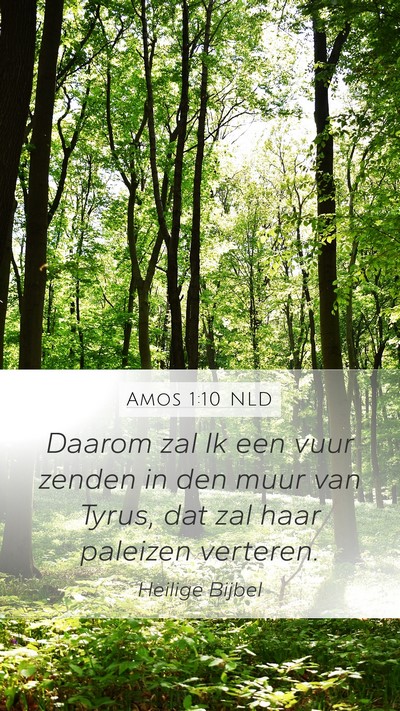 Amos 1:10 NLD Bible Verse Image