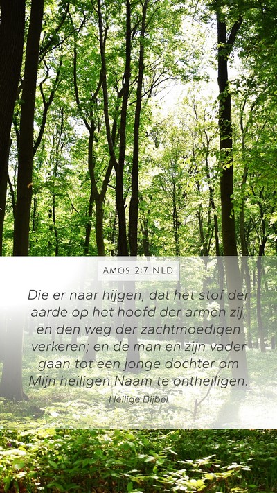 Amos 2:7 NLD Bible Verse Image