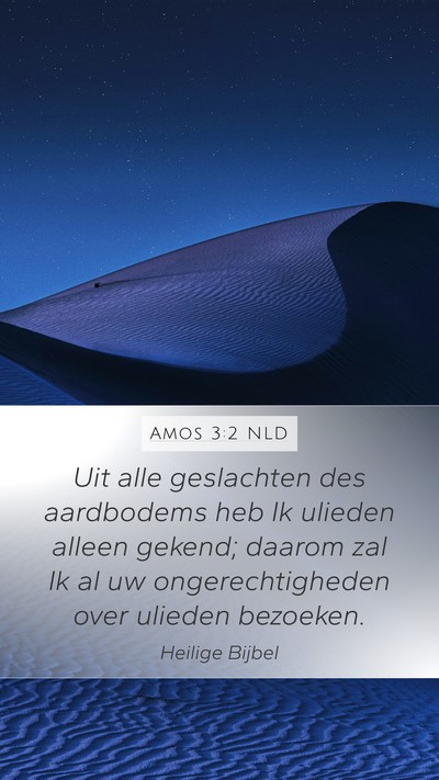 Amos 3:2 NLD Bible Verse Image