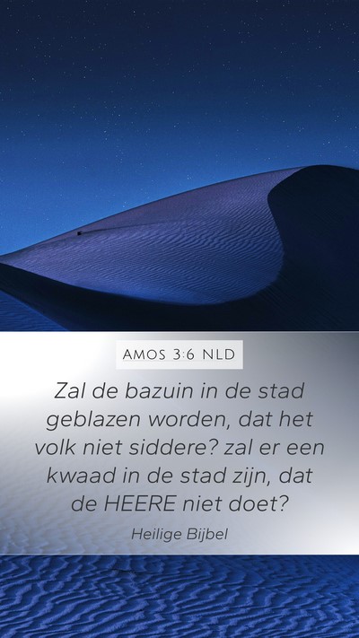 Amos 3:6 NLD Bible Verse Image