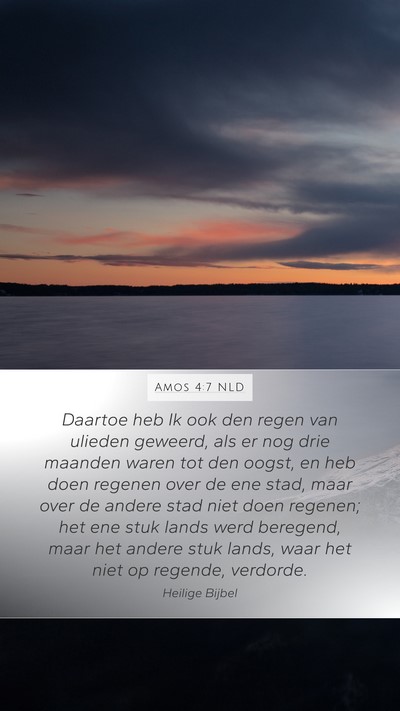 Amos 4:7 NLD Bible Verse Image