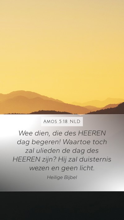 Amos 5:18 NLD Bible Verse Image