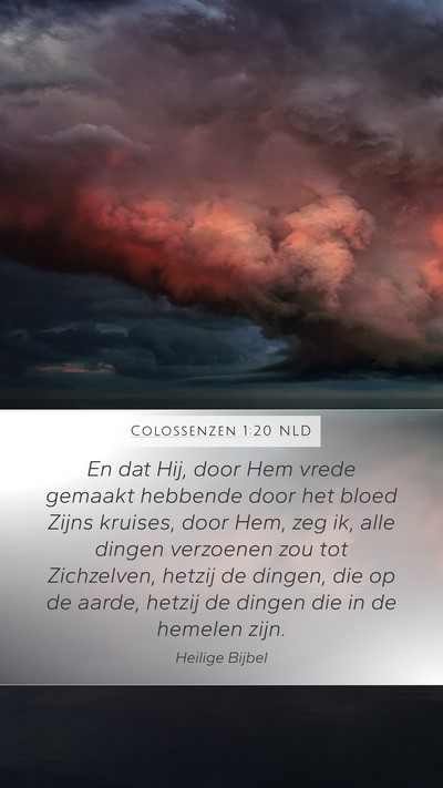 Colossenzen 1:20 NLD Bible Verse Image