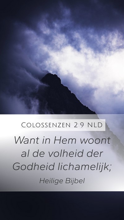 Colossenzen 2:9 NLD Bible Verse Image