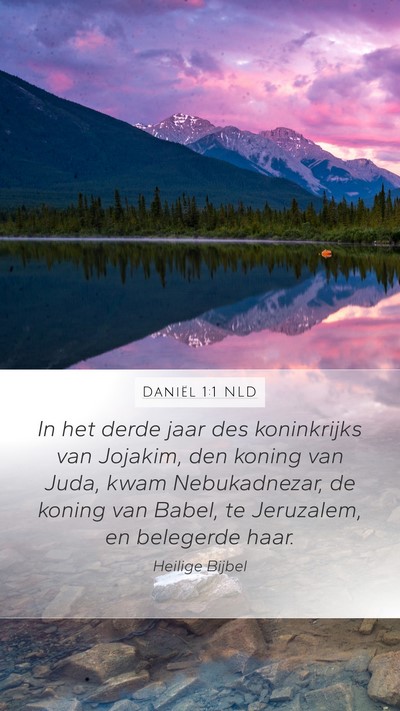 Daniël 1:1 NLD Bible Verse Image