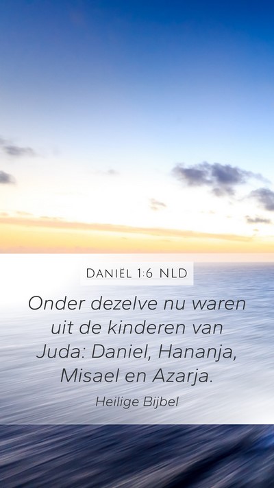 Daniël 1:6 NLD Bible Verse Image