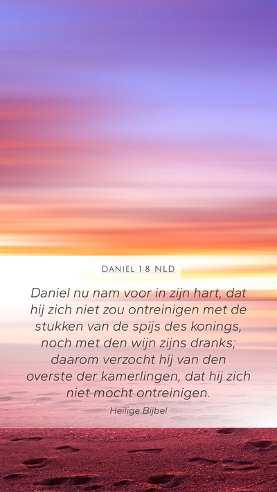 Daniël 1:8 NLD Bible Verse Image
