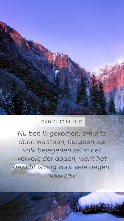 Daniël 10:14 NLD Bible Verse Image