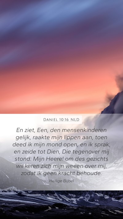 Daniël 10:16 NLD Bible Verse Image